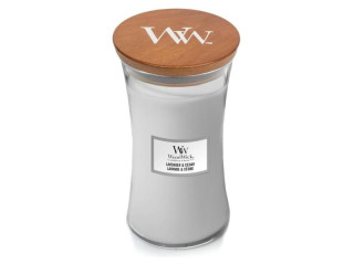WoodWick Lavender & Cedar svíčka váza 609g