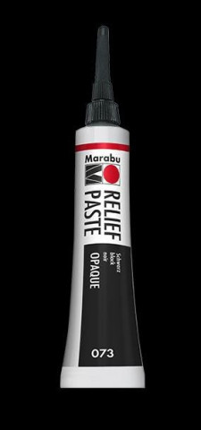 Marabu reliďż˝fnďż˝ pasta na sklo a porcelďż˝n/ďż˝ernďż˝ 20 ml