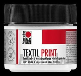 Marabu textilnďż˝ barva na sďż˝totisk a linoryt/bďż˝lďż˝ 100 ml