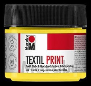 Marabu textilnďż˝ barva na sďż˝totisk a linoryt/ďż˝lutďż˝ 100 ml