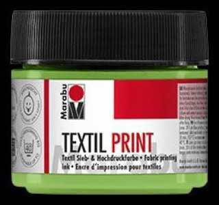Marabu textilnďż˝ barva na sďż˝totisk a linoryt/zelenďż˝ 100 ml
