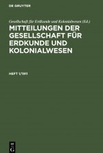 Mitteilungen der Gesellschaft fur Erdkunde und Kolonialwesen Mitteilungen der Gesellschaft fur Erdkunde und Kolonialwesen