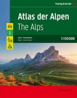 Alps road atlas