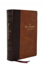 ESV, MacArthur Study Bible, 2nd Edition, Leathersoft, Brown, Thumb Indexed