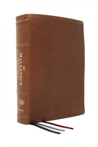 ESV, MacArthur Study Bible, 2nd Edition, Premium Goatskin Leather, Brown, Premier Collection (John F. Macarthur)(Twarda)