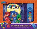 Pj Masks: Heroes on Halloween Book and 5-Sound Flashlight Set: Book and Flashlight Set [With Flashlight]