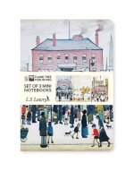 L.S. Lowry Set of 3 Mini Notebooks