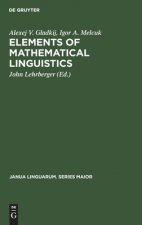 Elements of Mathematical Linguistics