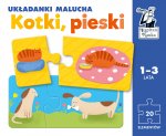 Kotki pieski Układanki malucha Kapitan Nauka
