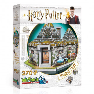 Wrebbit 3D Puzzle Harry Potter Hagrid's Hut 270