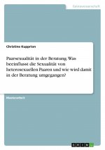 Paarsexualität in der Beratung. Was beeinflusst die Sexualität von heterosexuellen Paaren und wie wird damit in der Beratung umgegangen?