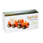 CUBIKA 15351 Traktor s vlekem - dřevěná skládačka s magnetem 3 díly