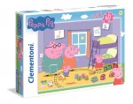 Clementoni Puzzle Maxi Prasátko Peppa / 60 dílků