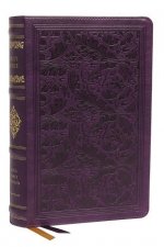 KJV, Personal Size Reference Bible, Sovereign Collection, Leathersoft, Purple, Red Letter, Thumb Indexed, Comfort Print