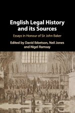 English Legal History and its Sources