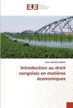 Introduction au droit congolais en matieres economiques