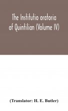 Institutio oratoria of Quintilian (Volume IV)