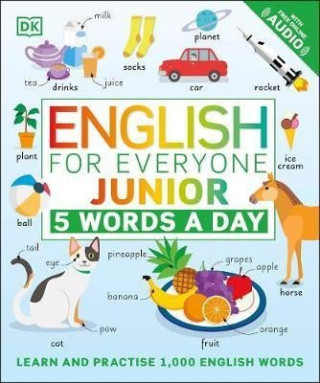English for Everyone Junior 5 Words a Day (Brožovaná)