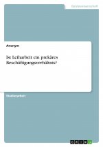 Ist Leiharbeit ein prekäres Beschäftigungsverhältnis?