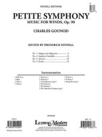 Petite Symphony, Op. 90: Conductor Score