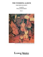 Wedding Album for String Quartet Book 1: Conductor Score