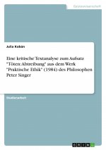Eine kritische Textanalyse zum Aufsatz 