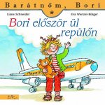 Bori először ül repülőn