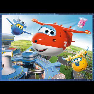 Trefl Puzzle Super Wings - Úžasný tým 4v1 (12,15,20,24 dílků)