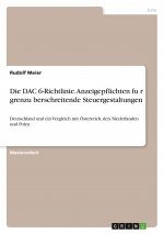 Die DAC 6-Richtlinie. Anzeigepflichten für grenzüberschreitende Steuergestaltungen