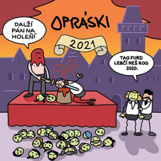 Opráski - nástěnný kalendář 2021