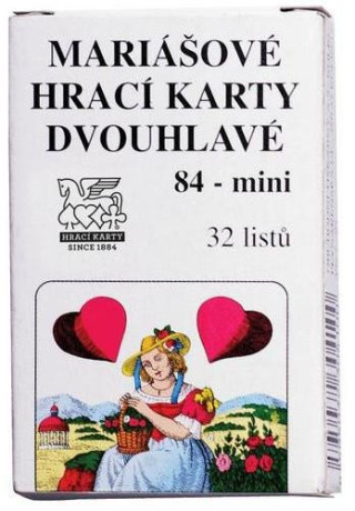 Mariáš MINI dvouhlavý - karty 32 ks v papírové krabičce