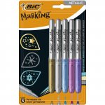 Marker Permamentny Marking Metallic Ink BIC 5 kolorów blister mix