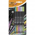 Cienkopisy Intensity Fine BIC mix Pastel blister 6 kolorów