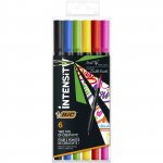 Pisak dwustronny Intensity Dual Tip BIC mix etui 12 kolorów
