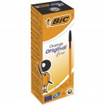 Długopis Orange Original Fine BIC czarny pudełko 20szt