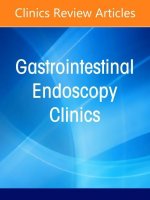 Advances in Barrett's Esophagus, an Issue of Gastrointestinal Endoscopy Clinics: Volume 31-1