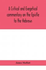 critical and exegetical commentary on the Epistle to the Hebrews