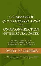 Summary of Quadragesimo Anno or On Reconstruction of the Social Order