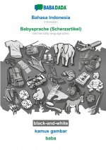 BABADADA black-and-white, Bahasa Indonesia - Babysprache (Scherzartikel), kamus gambar - baba