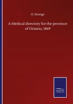 Medical directory for the province of Ontario, 1869