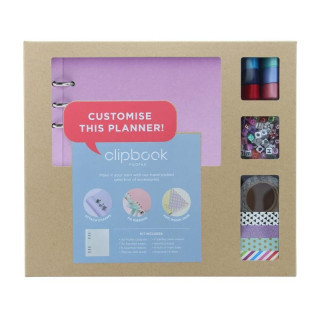 Filofax Kreativní sada Clipbook A5 - pastelová fialová