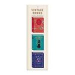 Vintage Books Shaped Magnetic Bookmarks