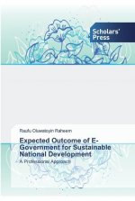 Expected Outcome of E-Government for Sustainable National Development