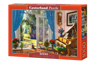 Puzzle 1000 Widok pokoju w drzwiach C-104079-2