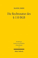 Die Rechtsnatur des  110 BGB