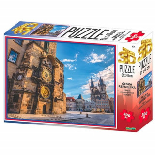 3D PUZZLE Praha Staroměstské náměstí 300 dílků