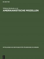 Amerikanistische Miszellen