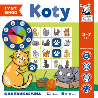 Gra edukacyjna Koty Smart bingo Kapitan Nauka