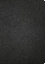 CSB Single-Column Wide-Margin Bible, Holman Handcrafted Collection, Black Premium Goatskin