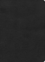 CSB Single-Column Wide-Margin Bible, Black Leathertouch